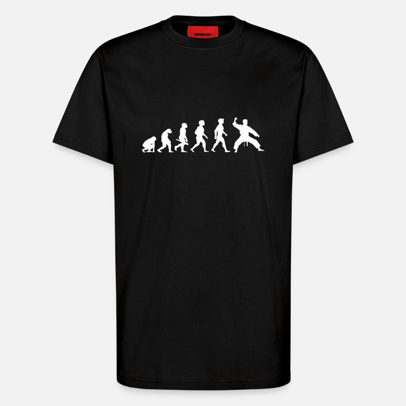 Evolution Karate Martial Arts - T-Shirt - made by SPREAD - SOLID BLACK