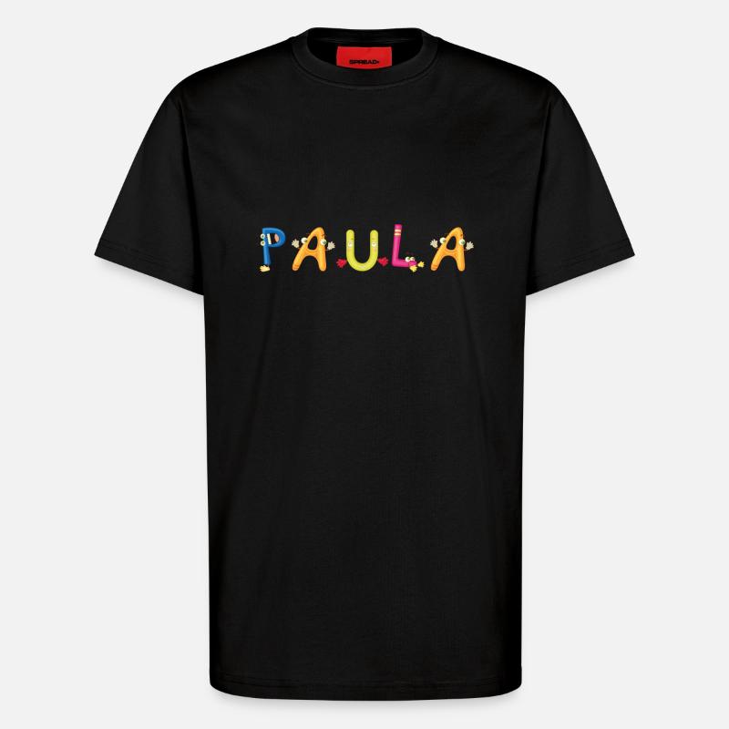 Paula - T-Shirt - made by SPREAD - SOLID BLACK