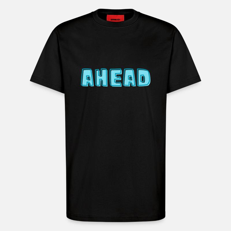 Devant - T-shirt bio décontracté fabriqué en UE - SOLID BLACK