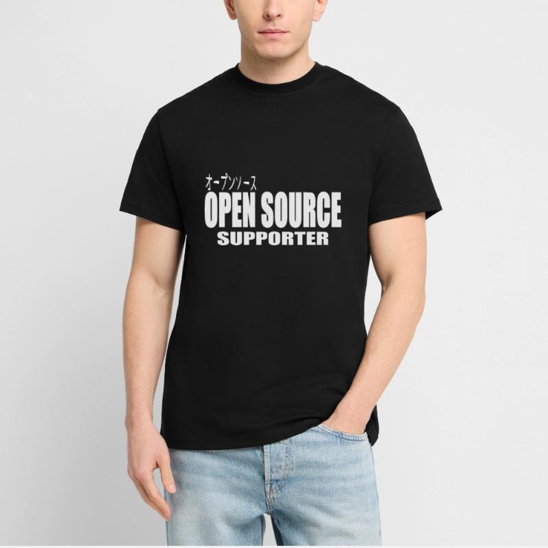 LUZILLION CODER COUTURE, PARTISAN DE L’OPEN SOURCE T-shirt bio décontracté fabriqué en UE