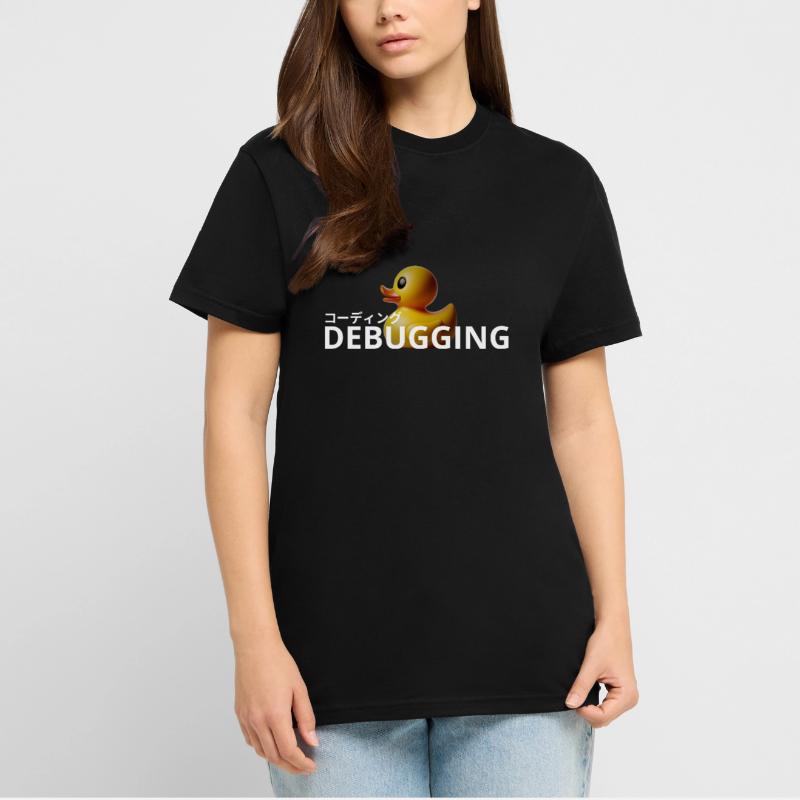 LUZILLION CODER COUTURE, RUBBER DUCK DEBUGGING T-Shirt - made by SPREAD