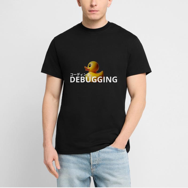 LUZILLION CODER COUTURE, RUBBER DUCK DEBUGGING T-Shirt - made by SPREAD