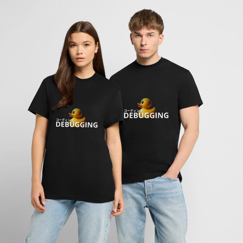 LUZILLION CODER COUTURE, RUBBER DUCK DEBUGGING T-Shirt - made by SPREAD