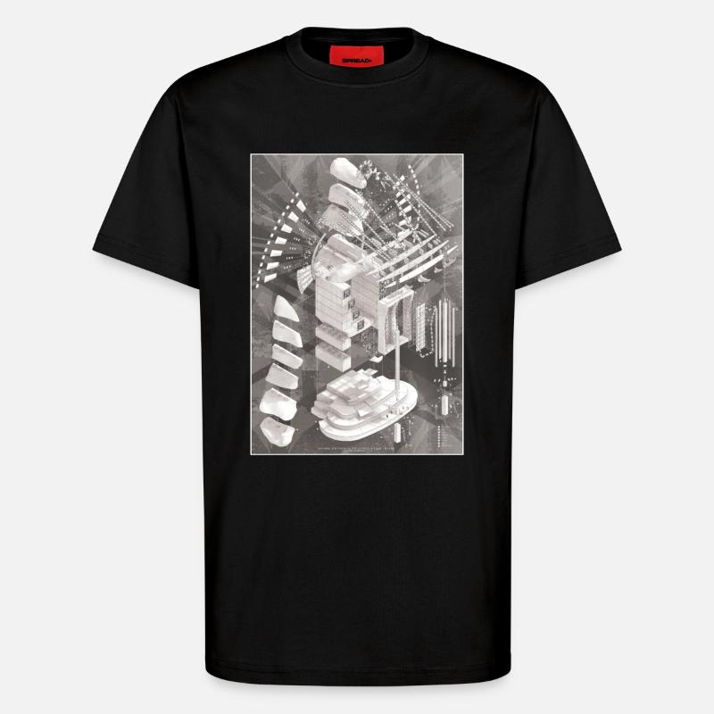 Basans Gateway - T-Shirt - made by SPREAD - SOLID BLACK