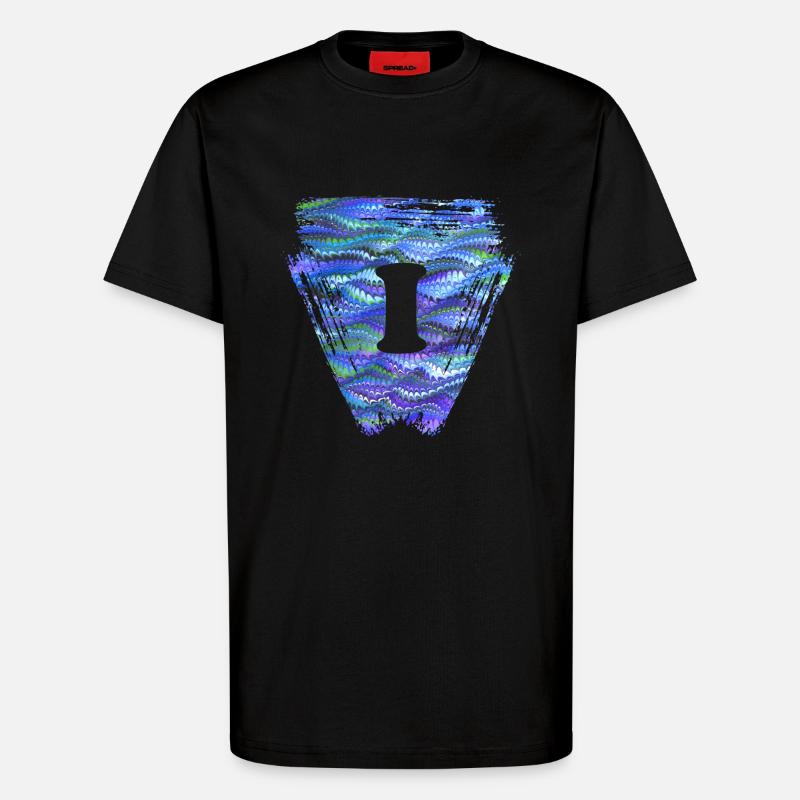 Dreieck E 103 I - T-Shirt - made by SPREAD - SOLID BLACK