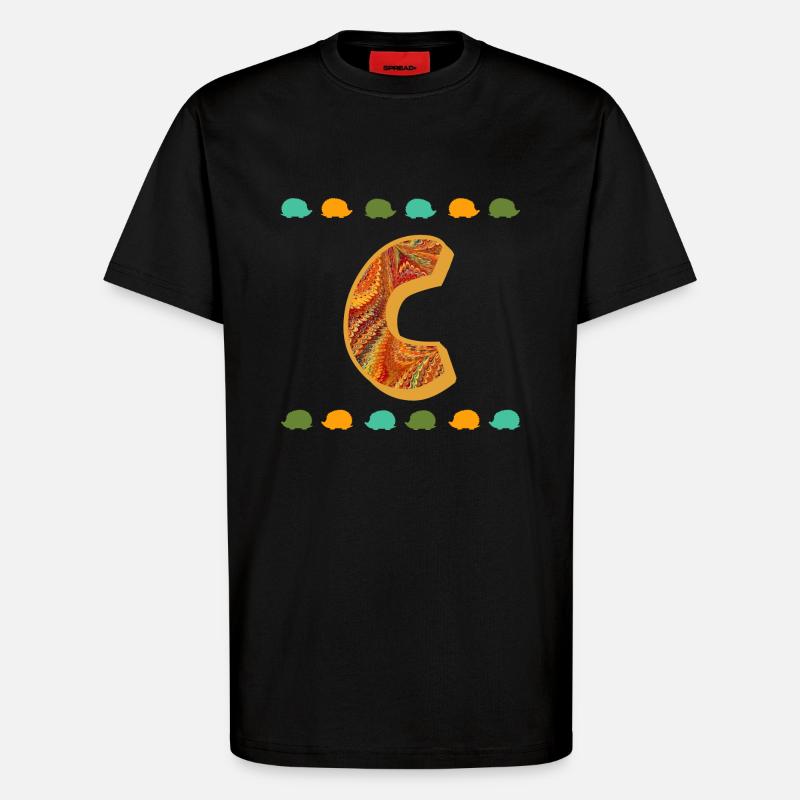 igel e 22 c - T-Shirt - made by SPREAD - SOLID BLACK