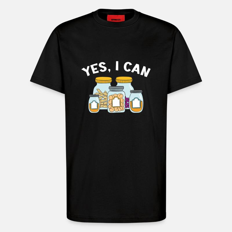 Ping Canner Conserve Con - T-shirt bio décontracté fabriqué en UE - SOLID BLACK