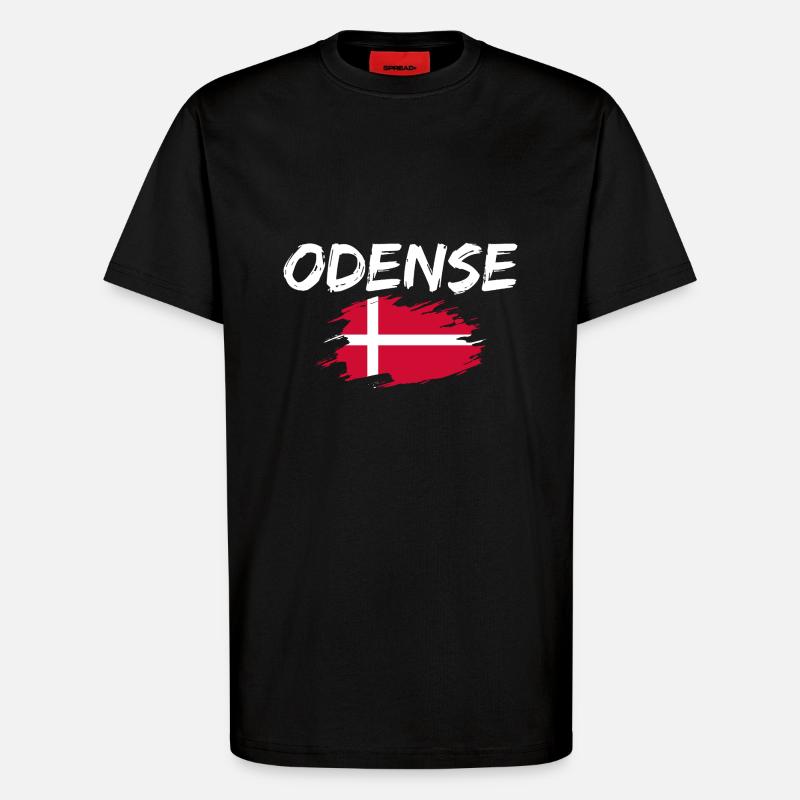 Odense Dänemark - T-Shirt - made by SPREAD - SOLID BLACK