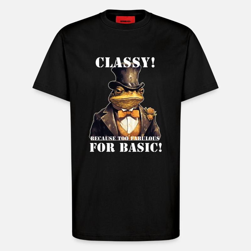 Frosch Steampunk - T-Shirt - made by SPREAD - SOLID BLACK