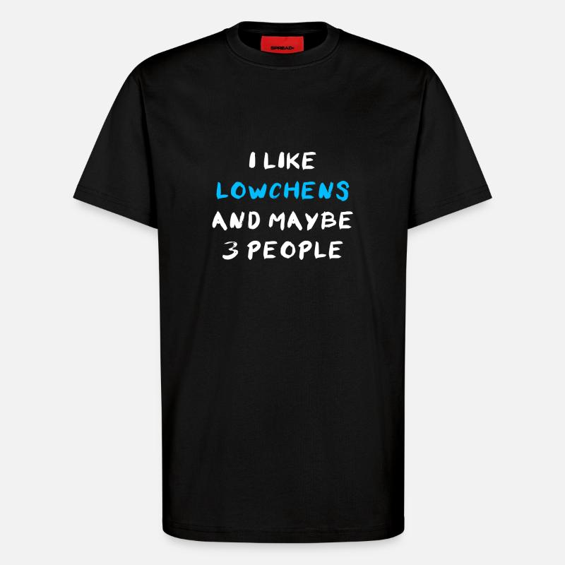 Löwchen Lowchen - T-Shirt - made by SPREAD - SOLID BLACK