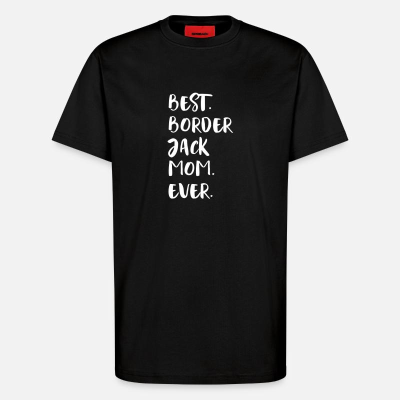 Border Jack - T-Shirt - made by SPREAD - SOLID BLACK