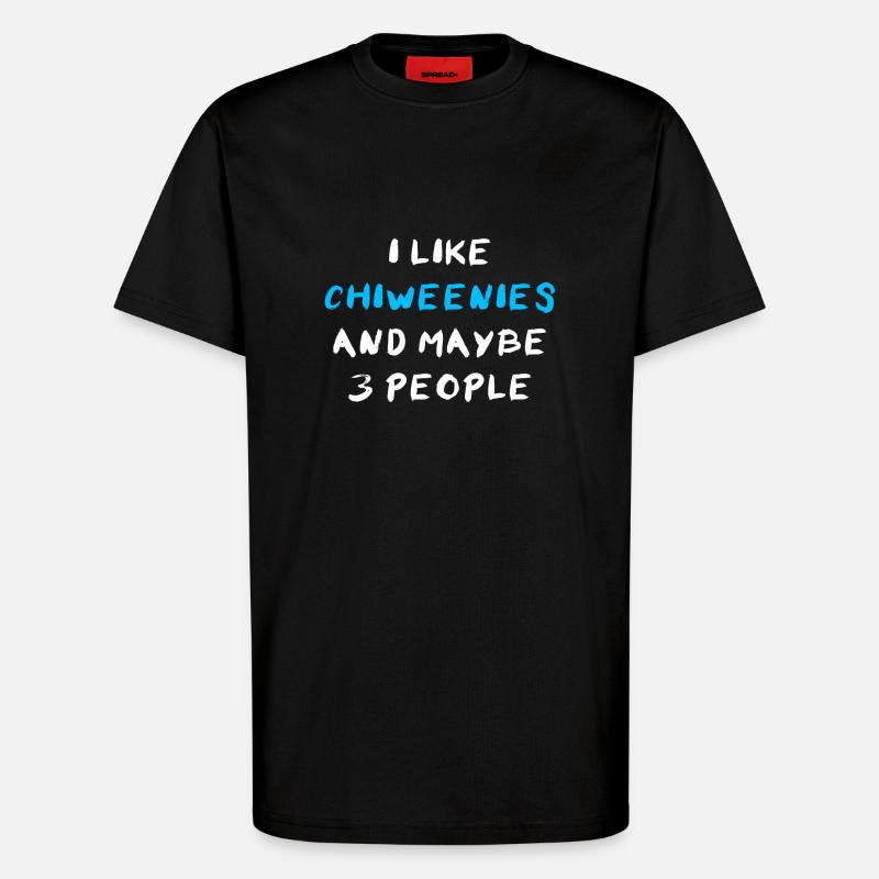 Chiweenie - T-Shirt - made by SPREAD - SOLID BLACK