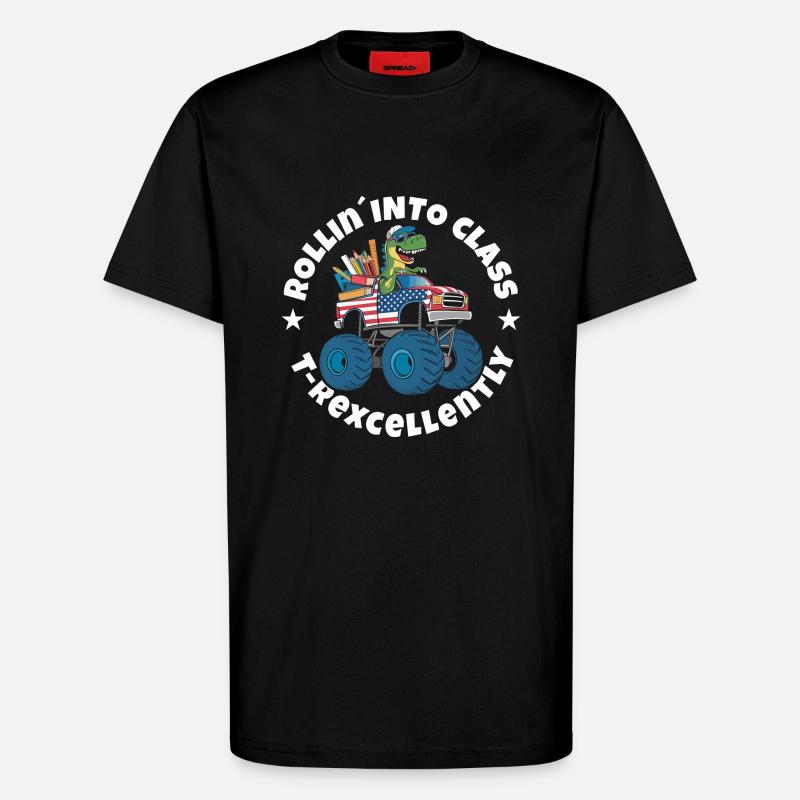Trex Training - T-Shirt - made by SPREAD - SOLID BLACK