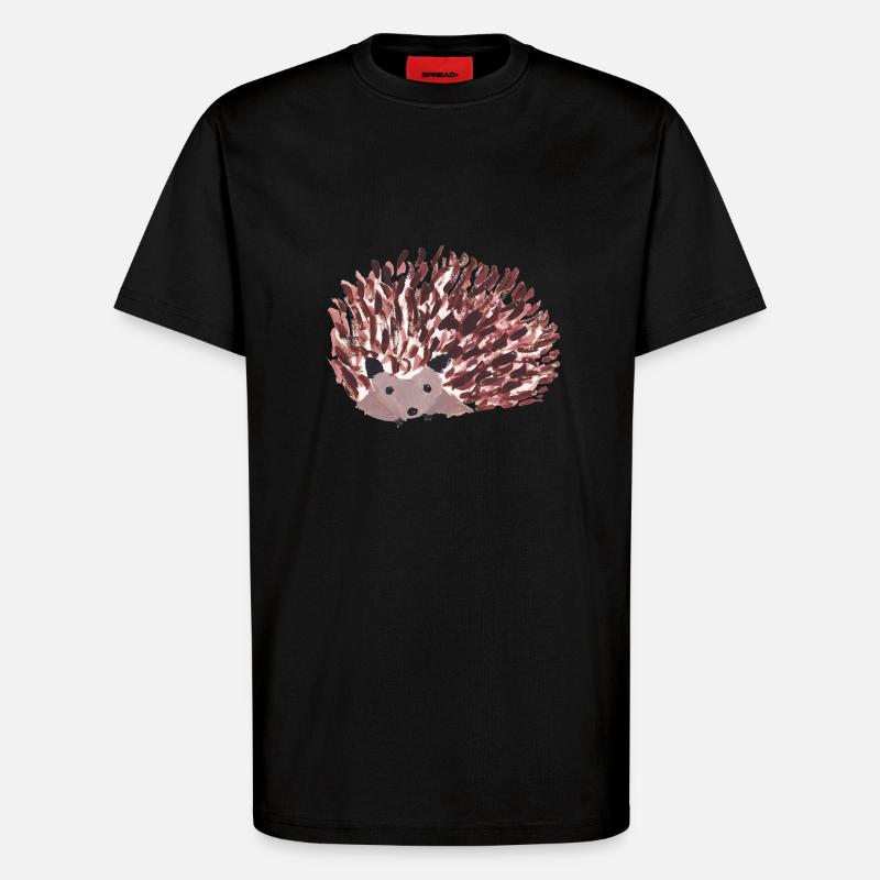 Igel - T-Shirt - made by SPREAD - SOLID BLACK