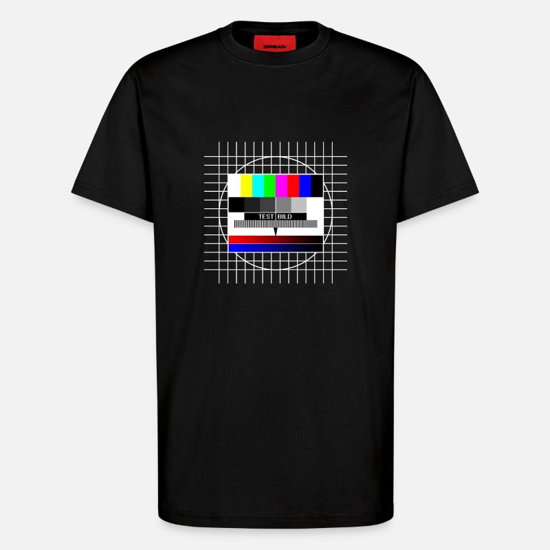testbild - T-shirt bio décontracté fabriqué en UE - SOLID BLACK