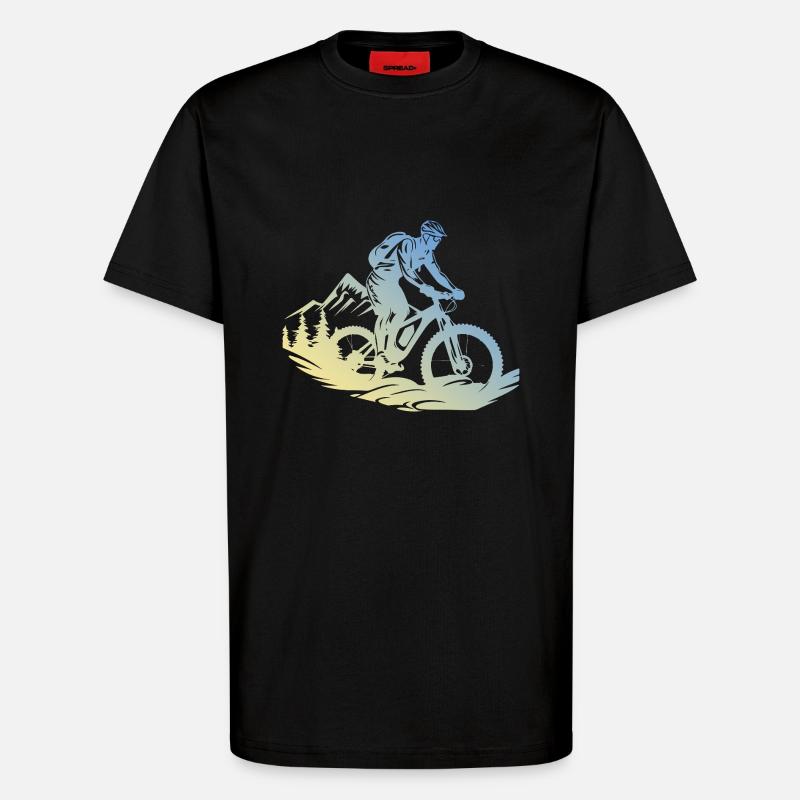 VTT VTT - T-shirt bio décontracté fabriqué en UE - SOLID BLACK