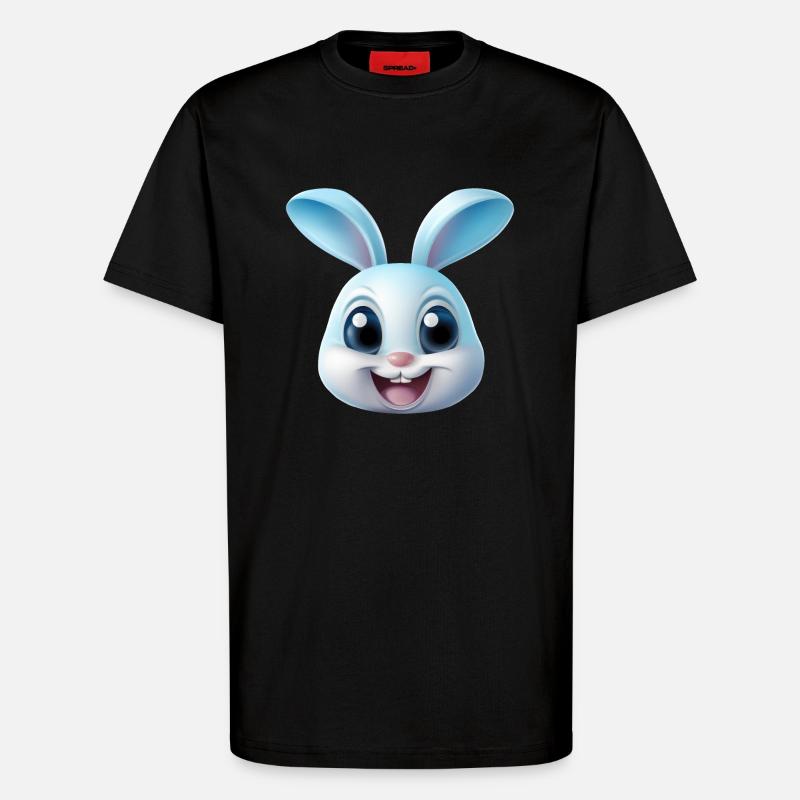 Rabbit Rabbit - T-Shirt - made by SPREAD - SOLID BLACK