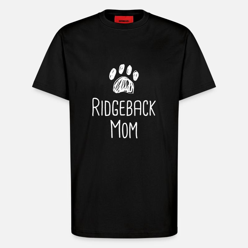 Rhodesian Ridgeback Dog Rhodesian Ridgebacks - T-Shirt - made by SPREAD - SOLID BLACK