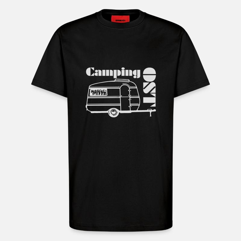 Qek Junior DDR Wohnwagen - T-Shirt - made by SPREAD - SOLID BLACK