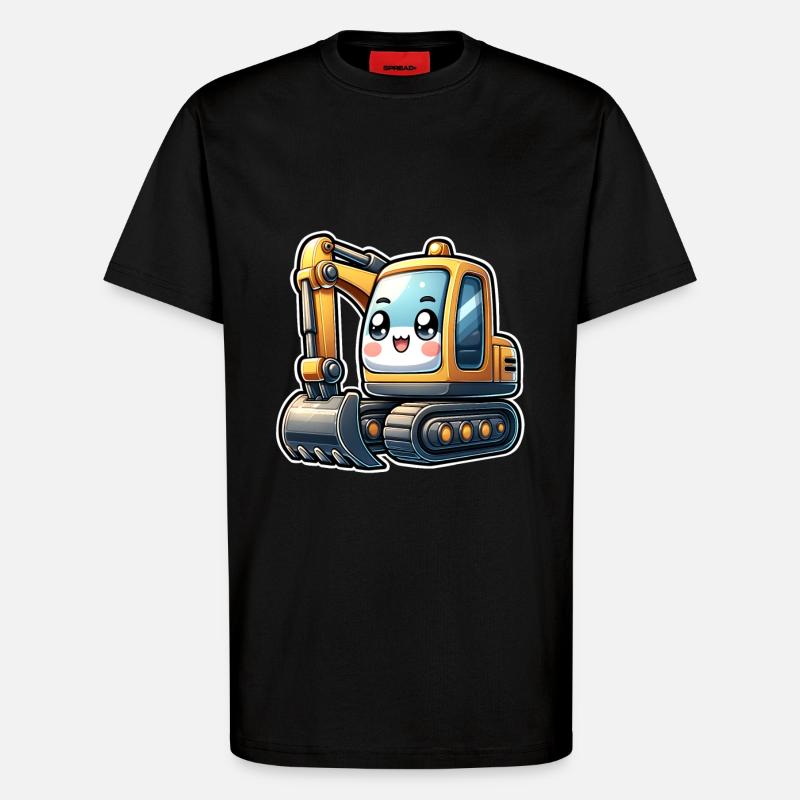 Bagger - T-Shirt - made by SPREAD - SOLID BLACK