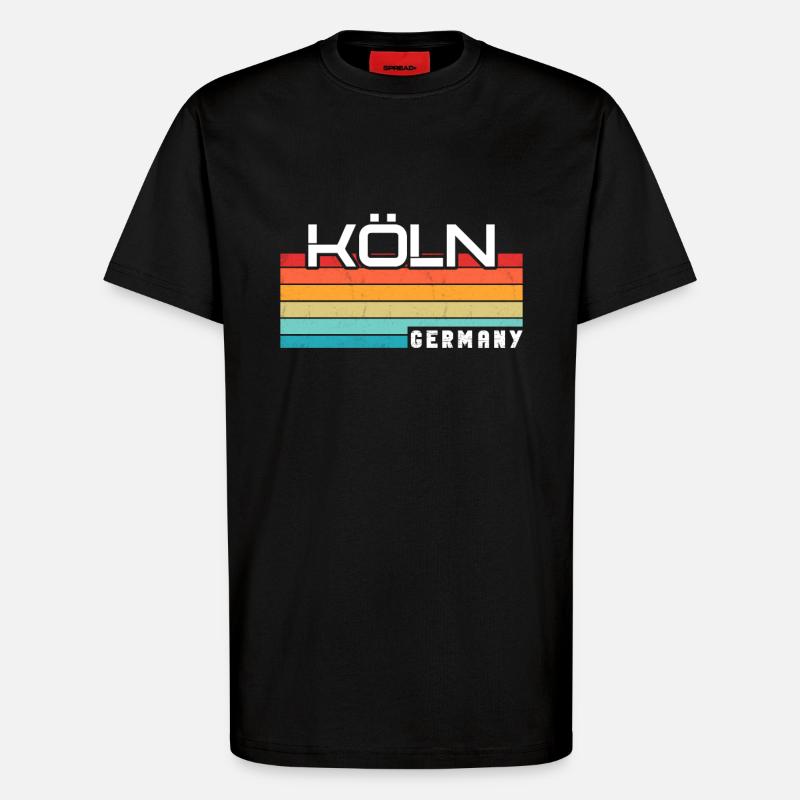 Kölnerin Kölner Köln - T-Shirt - made by SPREAD - SOLID BLACK