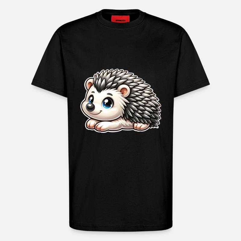 Igel - T-Shirt - made by SPREAD - SOLID BLACK