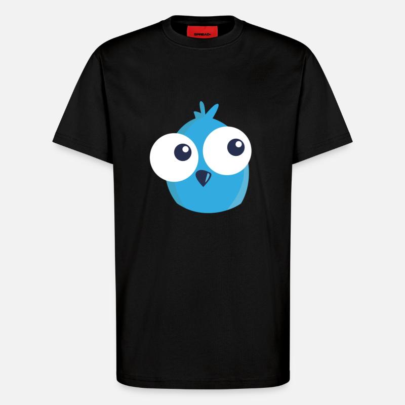 all tonight Eule - T-Shirt - made by SPREAD - SOLID BLACK