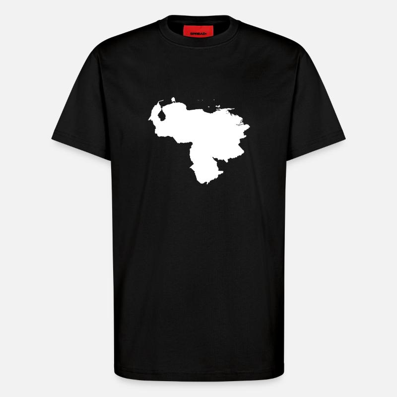 Venezuela originelle Geschenkidee - T-Shirt - made by SPREAD - SOLID BLACK