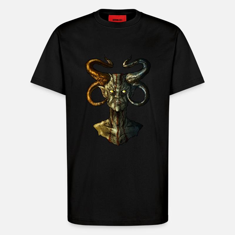 Devil 2 - T-Shirt - made by SPREAD - SOLID BLACK