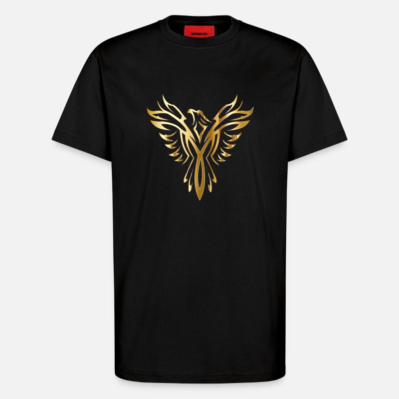 Der Phönix - T-Shirt - made by SPREAD - SOLID BLACK