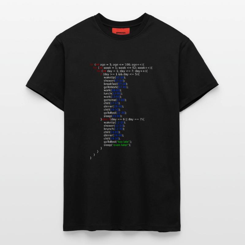 My Life -- Java Code T-Shirt - made by SPREAD