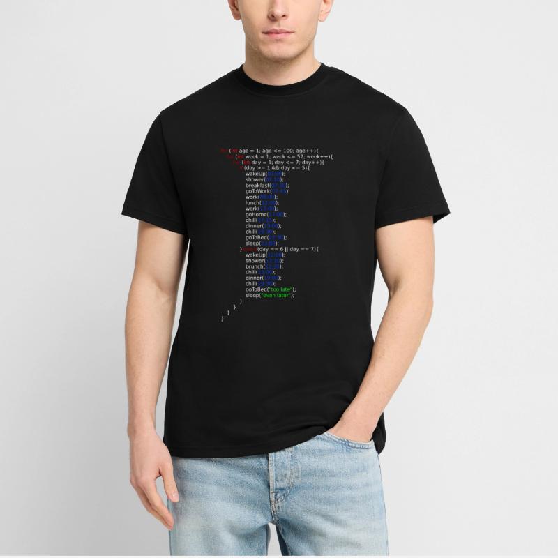 My Life -- Java Code T-Shirt - made by SPREAD