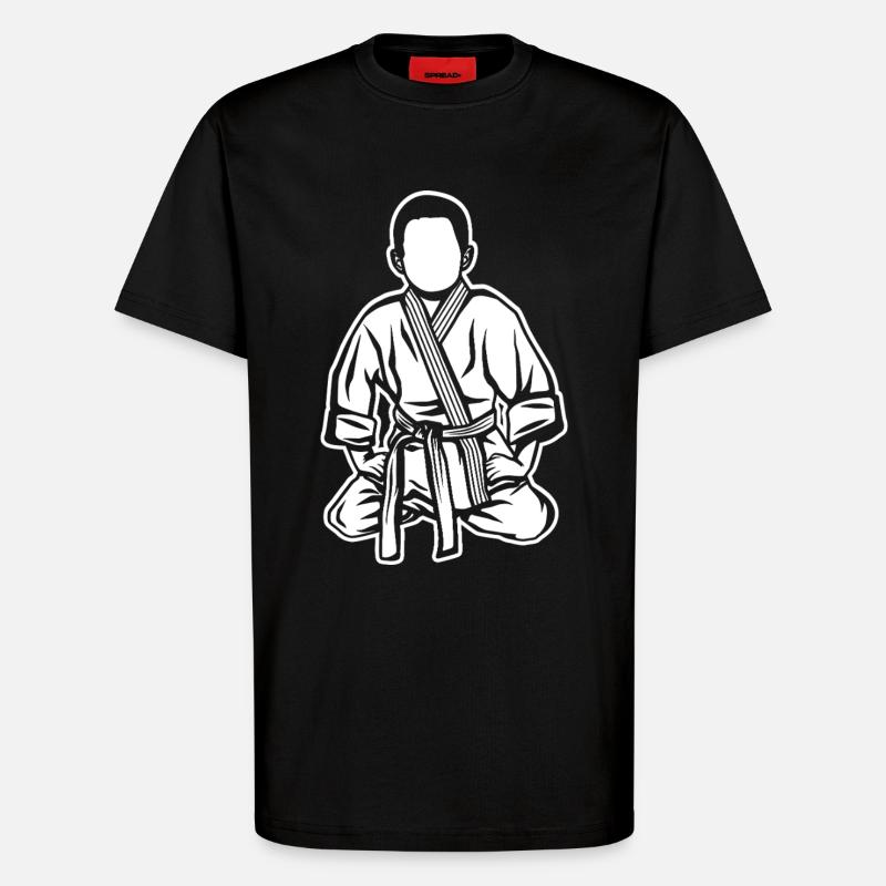 Judo Junge - T-Shirt - made by SPREAD - SOLID BLACK