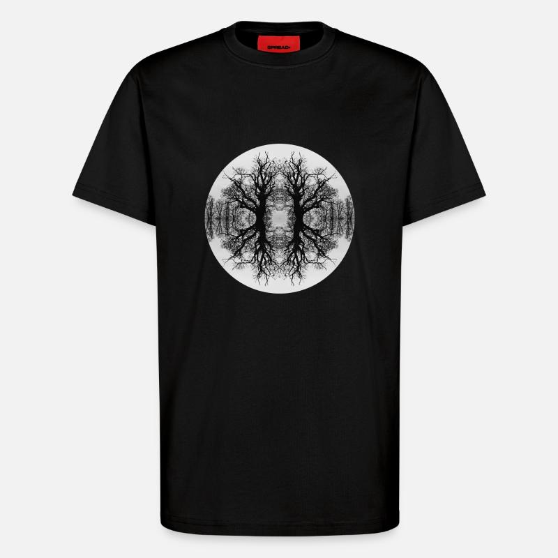 Tree - T-Shirt - made by SPREAD - SOLID BLACK