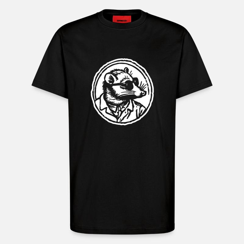 Maulwurf - T-Shirt - made by SPREAD - SOLID BLACK