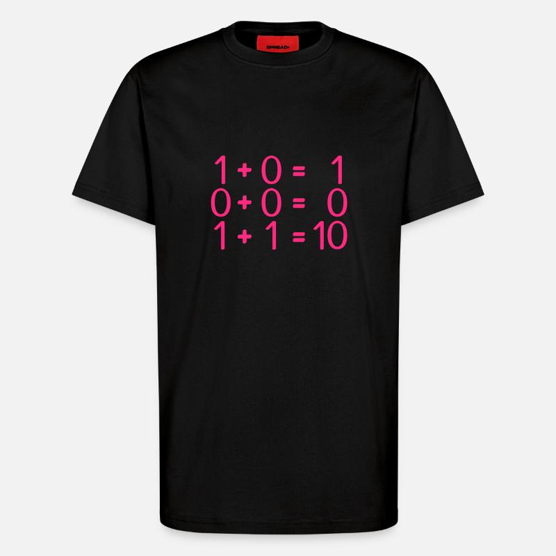 Computer science rules programmers - T-Shirt - made by SPREAD - SOLID BLACK