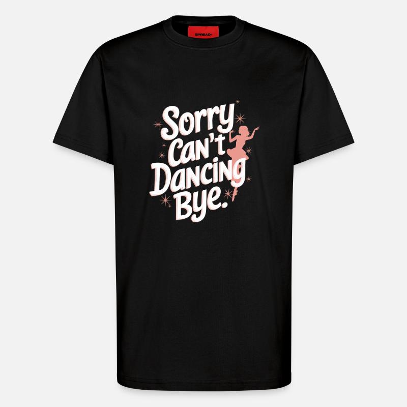 Dancing Dancers Dancing - T-Shirt - made by SPREAD - SOLID BLACK