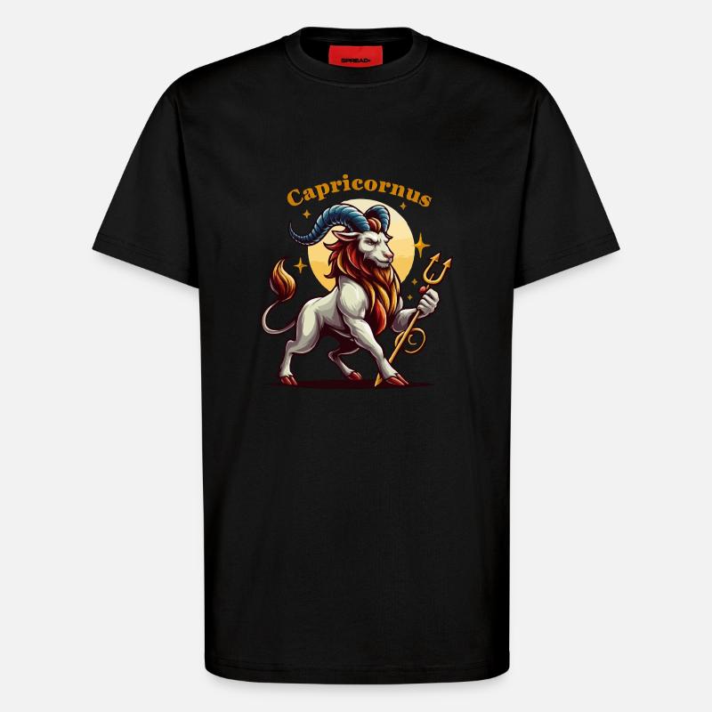Steinbock Steinbock - T-Shirt - made by SPREAD - SOLID BLACK