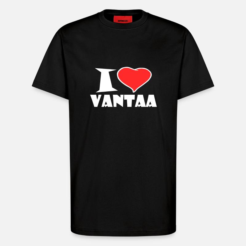 Vantaa - T-shirt bio décontracté fabriqué en UE - SOLID BLACK