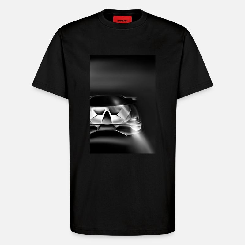 Auto schwarz - T-Shirt - made by SPREAD - SOLID BLACK