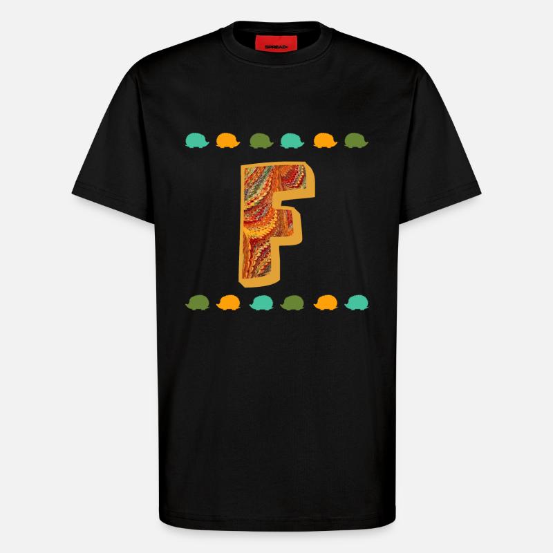 Hérisson E 22 F - T-shirt bio décontracté fabriqué en UE - SOLID BLACK