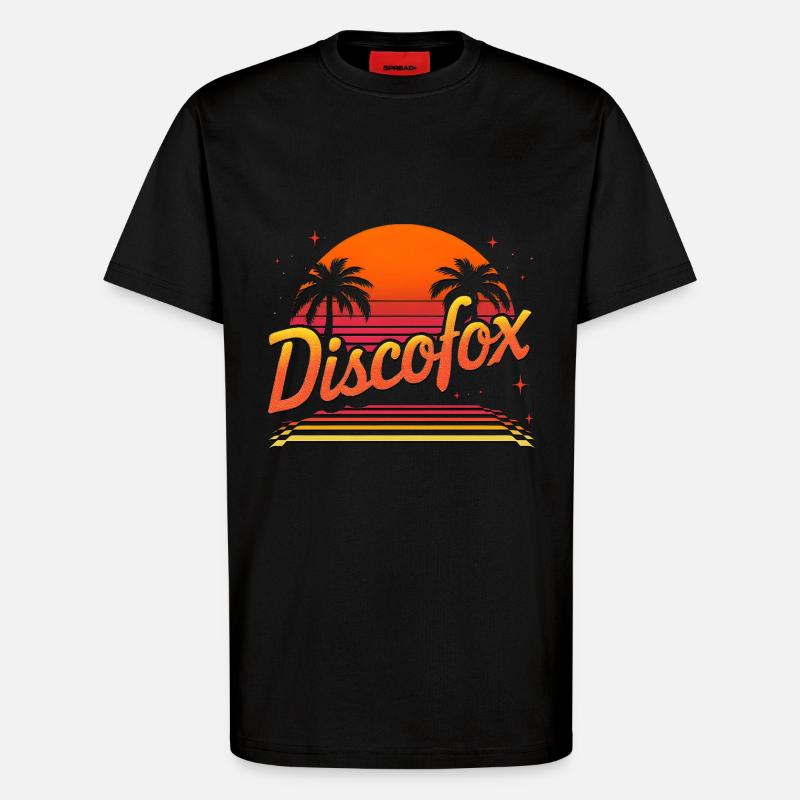 Discofox - T-Shirt - made by SPREAD - SOLID BLACK