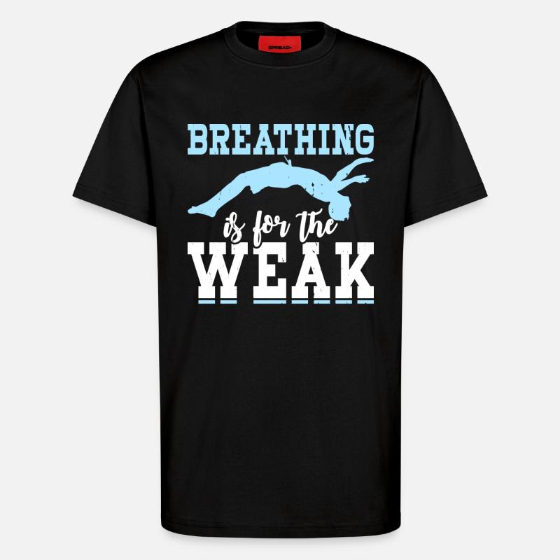 Schwimmen Schwimmer - T-Shirt - made by SPREAD - SOLID BLACK