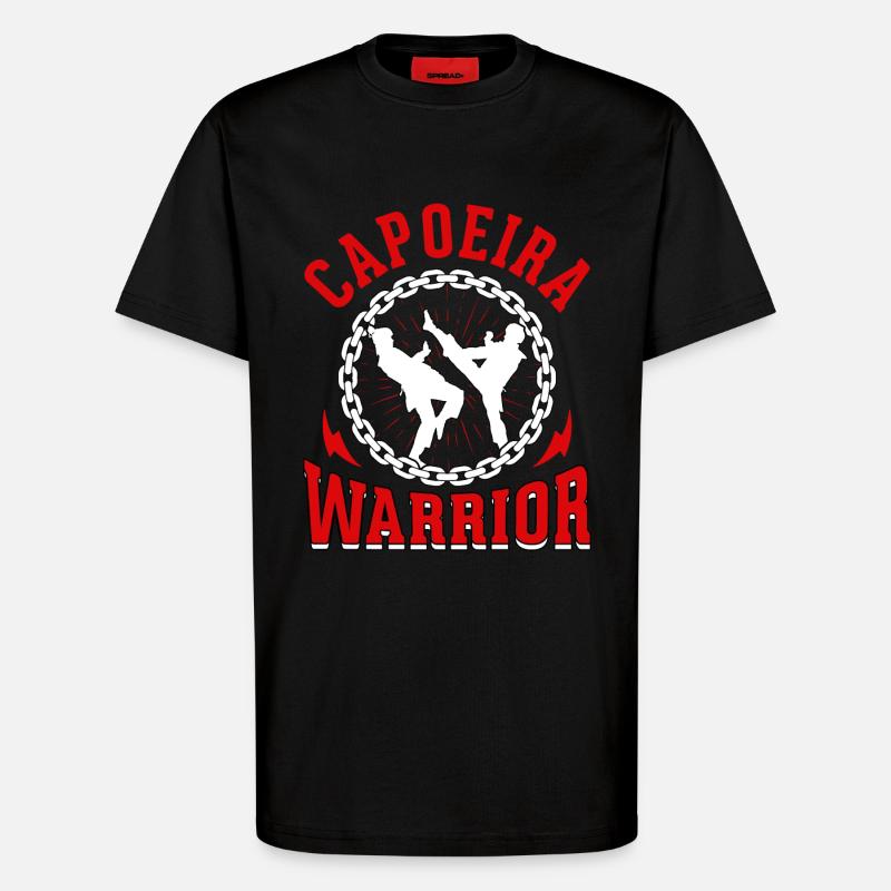 Capoeira Krieger - T-Shirt - made by SPREAD - SOLID BLACK