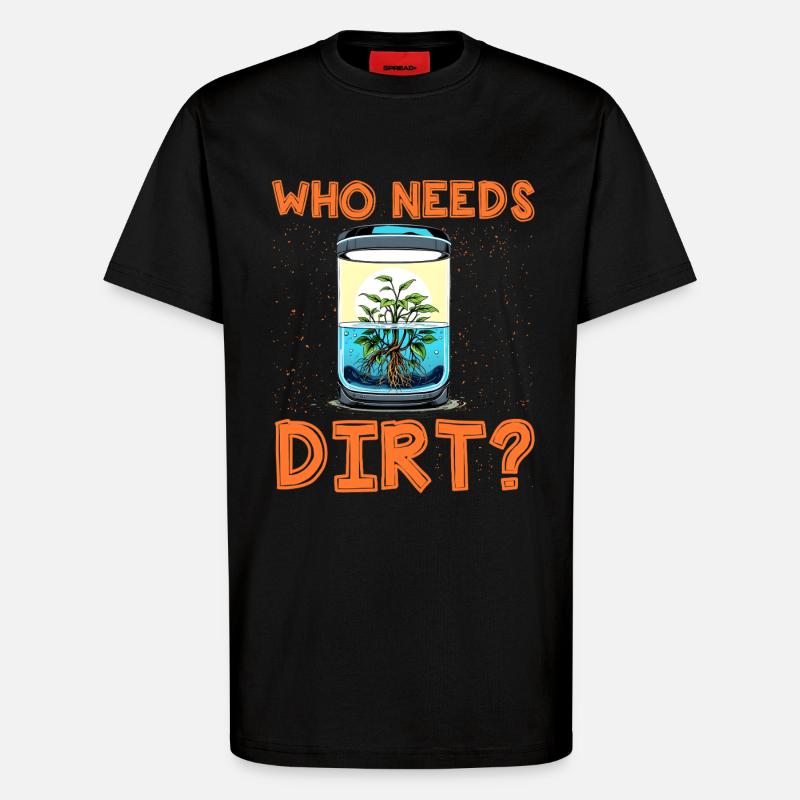 Wer braucht schon Dreck? - T-Shirt - made by SPREAD - SOLID BLACK
