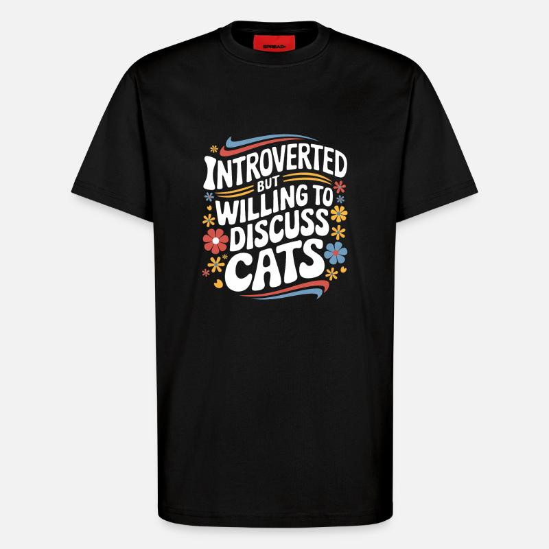 Introvertierter asozialer introvertierter - T-Shirt - made by SPREAD - SOLID BLACK