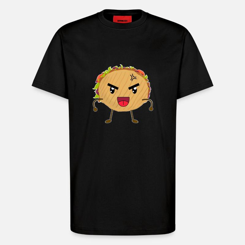 Sweet Cute Döner Funny - T-Shirt - made by SPREAD - SOLID BLACK