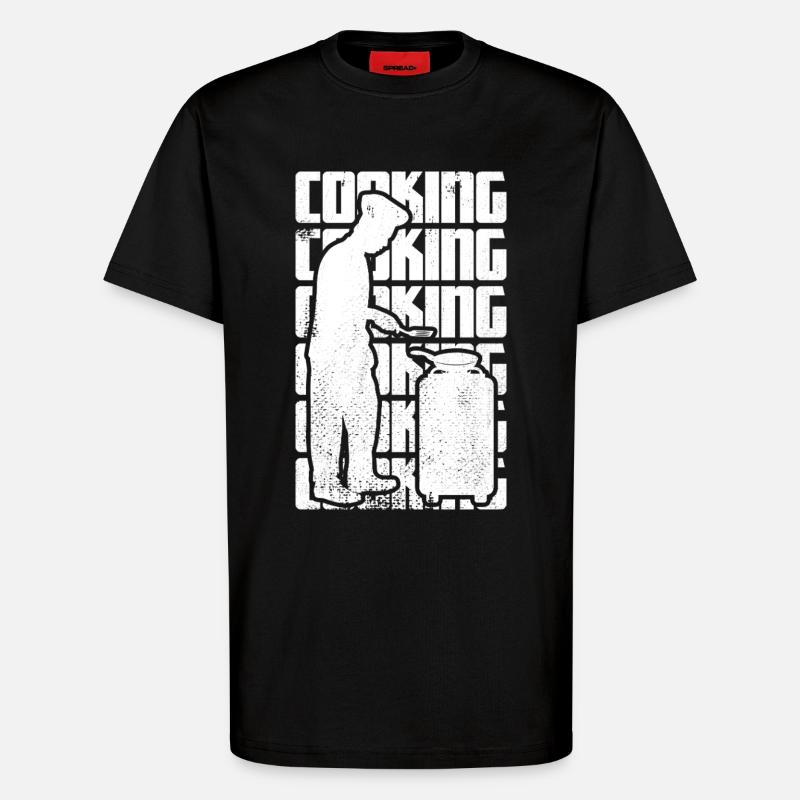 Kochkunst - T-Shirt - made by SPREAD - SOLID BLACK