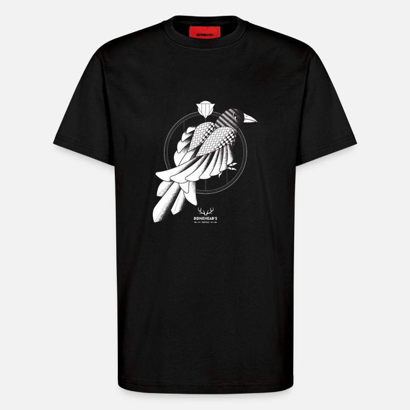 Die Krähe - T-Shirt - made by SPREAD - SOLID BLACK