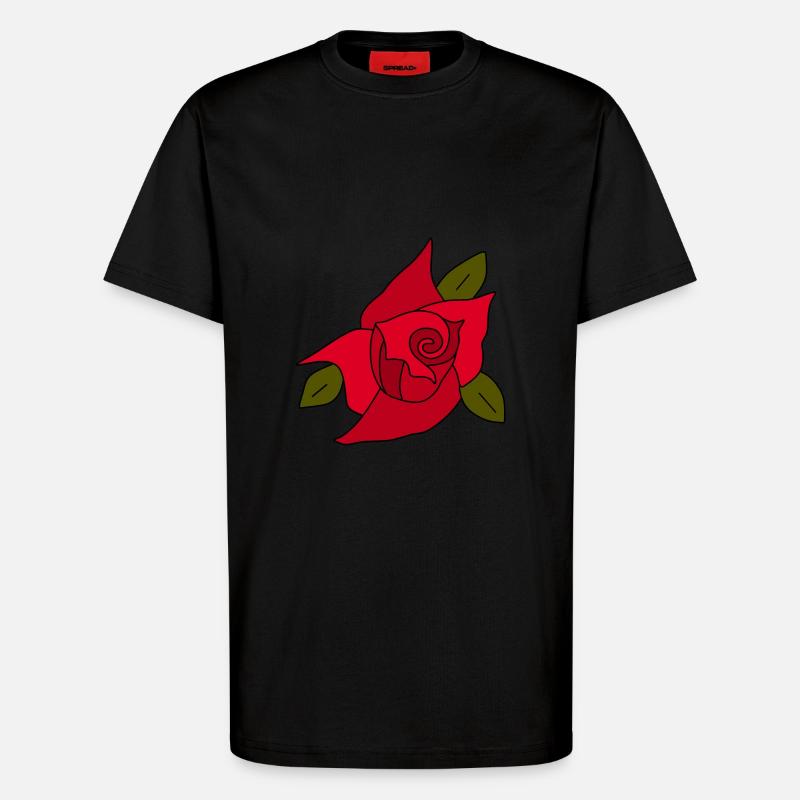 Saint-Valentin, Saint-Valentin, Saint-Valentin - T-shirt bio décontracté fabriqué en UE - SOLID BLACK